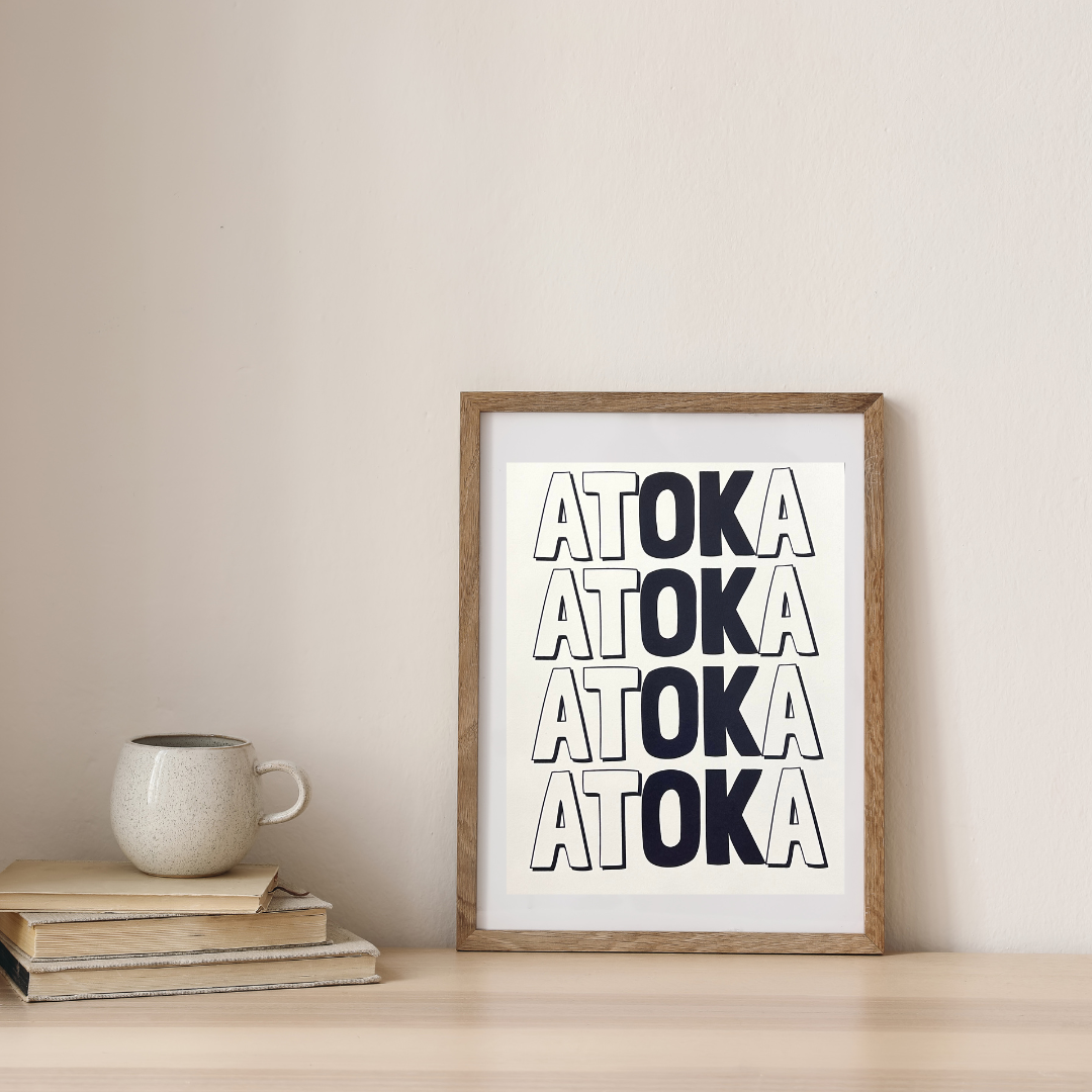 Atoka OK Print