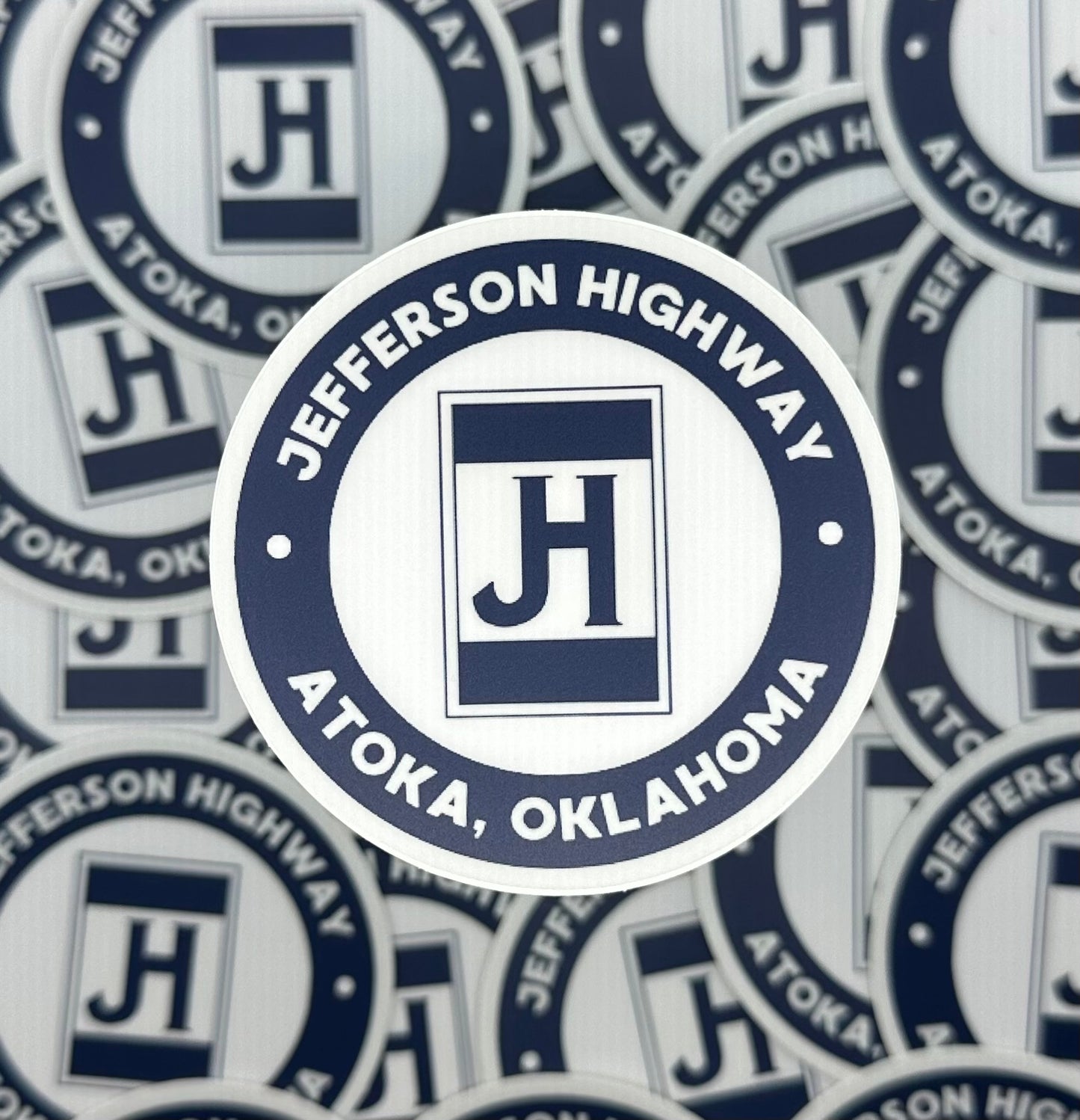 Jefferson Highway Icon Sticker