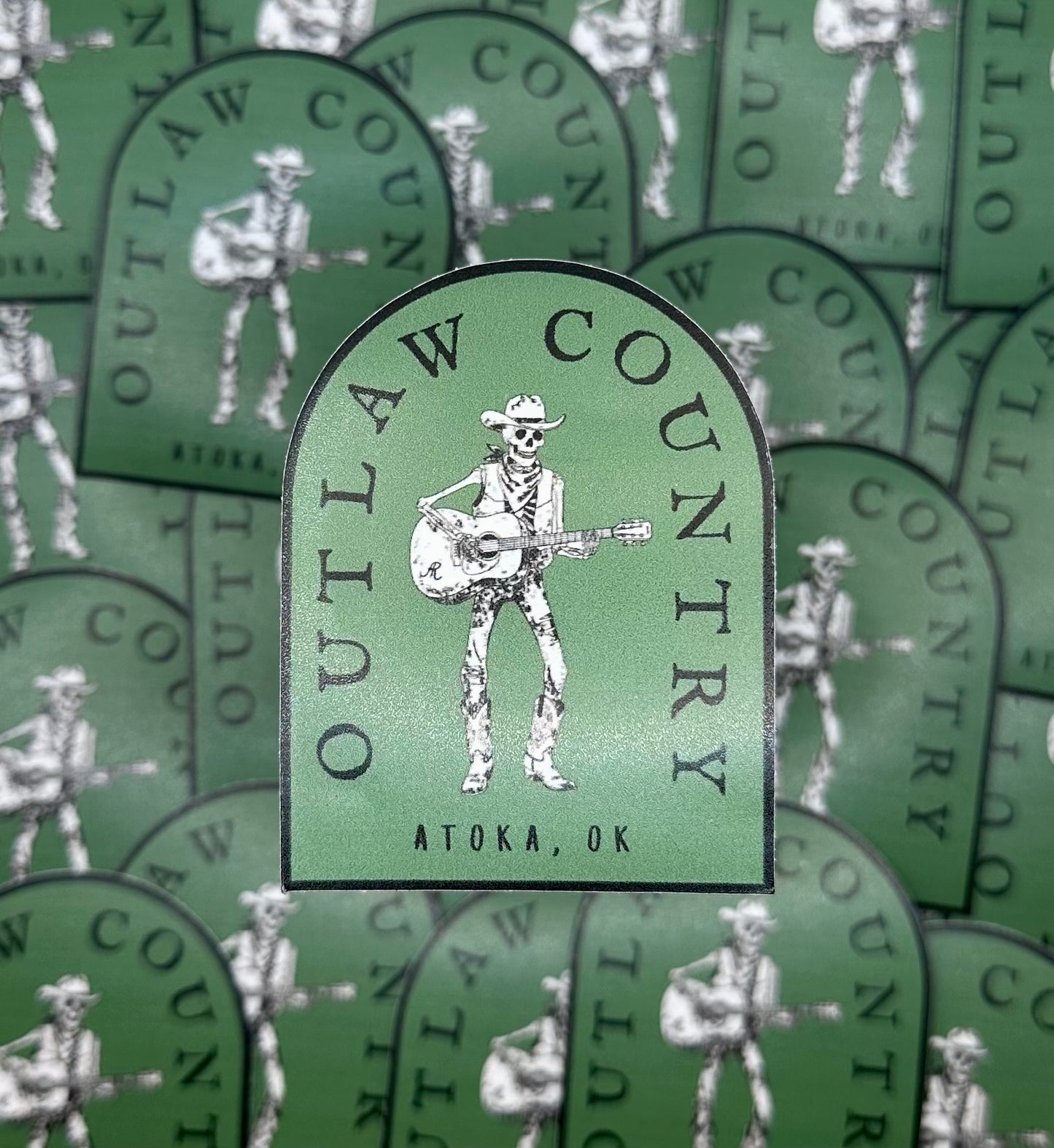 Outlaw Country Sticker