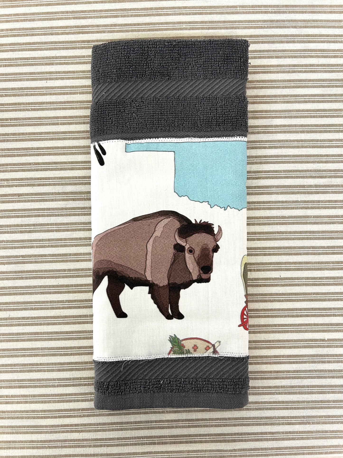 Symbols of Oklahoma Kitchen Towels