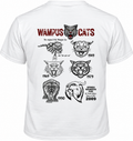 Wampus Cats Through The Years Tee (Comfort Colors front and back)