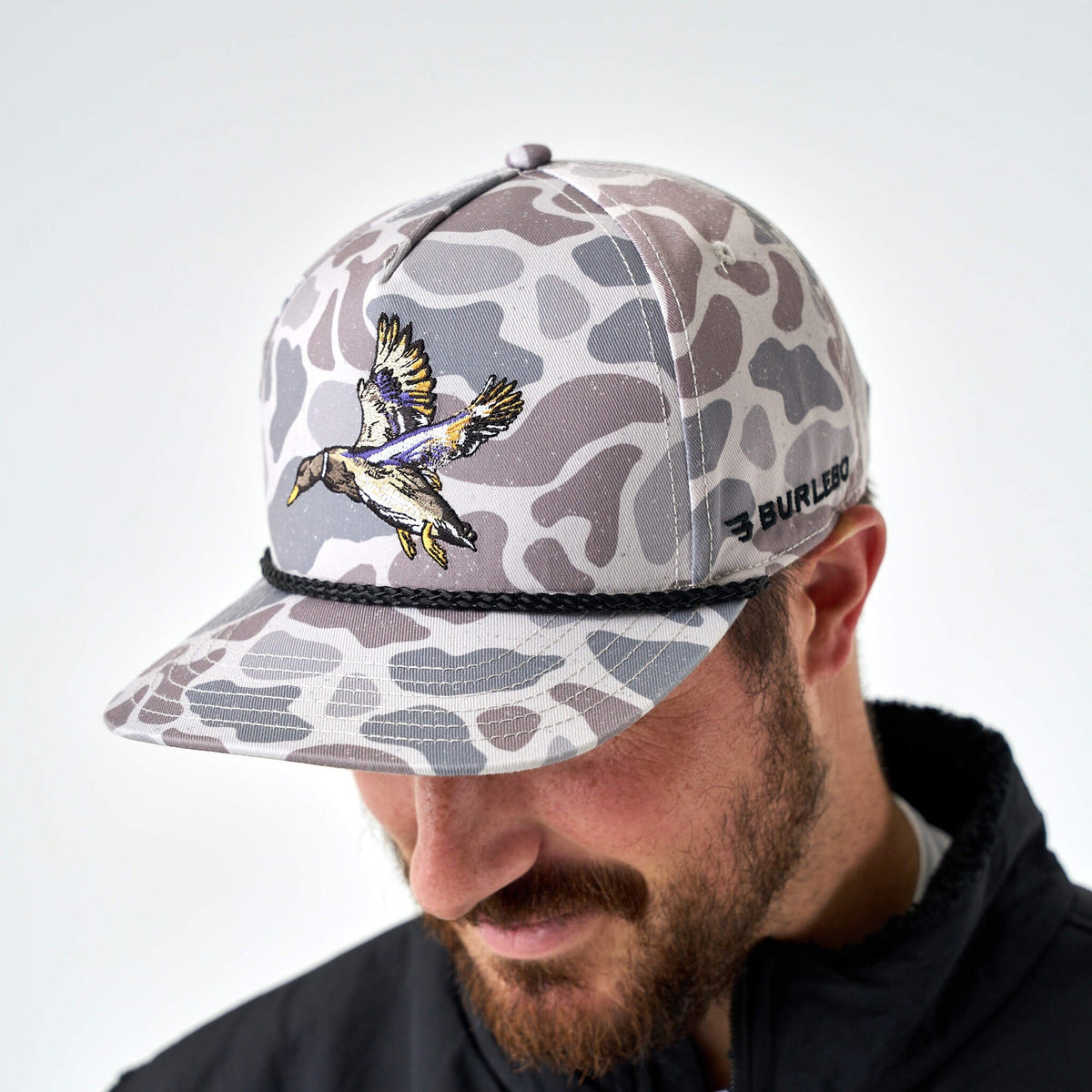 Deer Camo Diving Mallard Cap