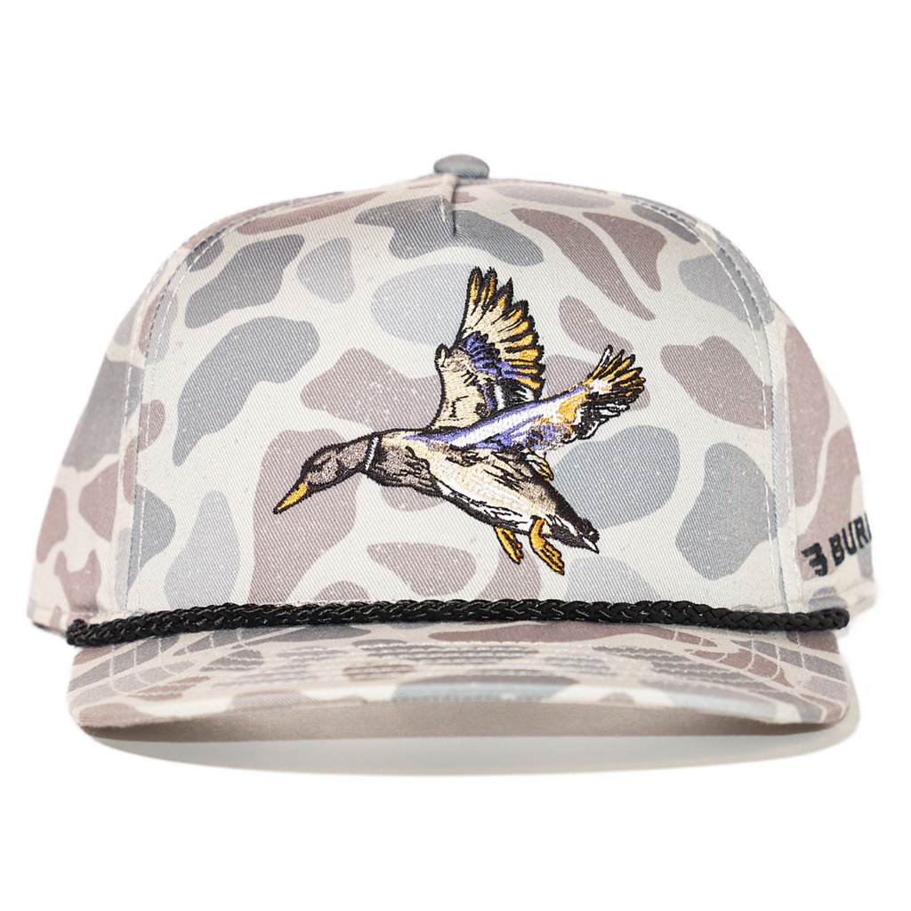 Deer Camo Diving Mallard Cap