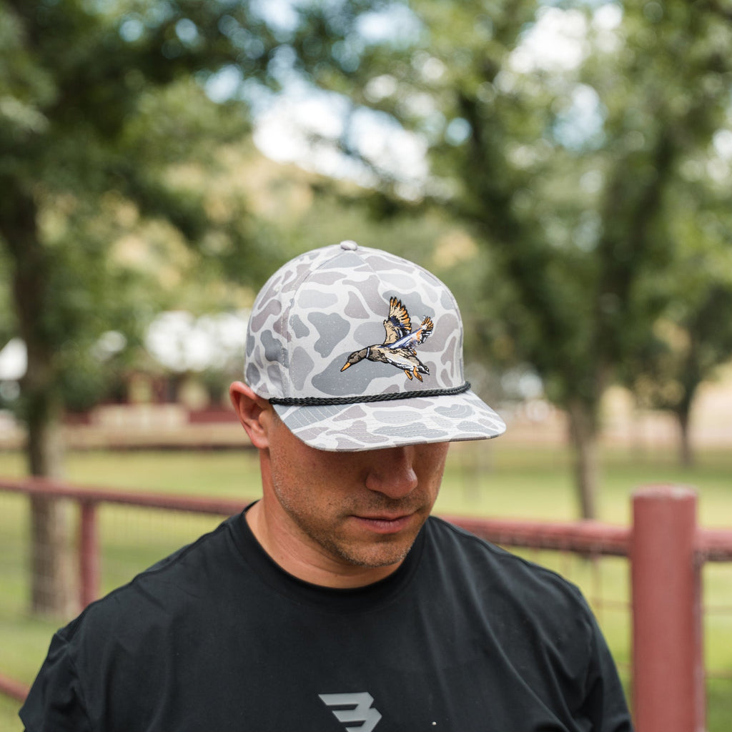 Deer Camo Diving Mallard Cap