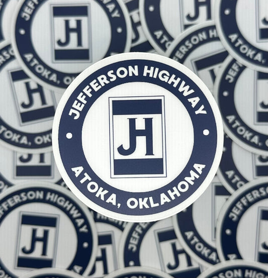 Jefferson Highway Icon Sticker