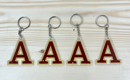 Atoka "A" Keychain (manufacturing mistakes)