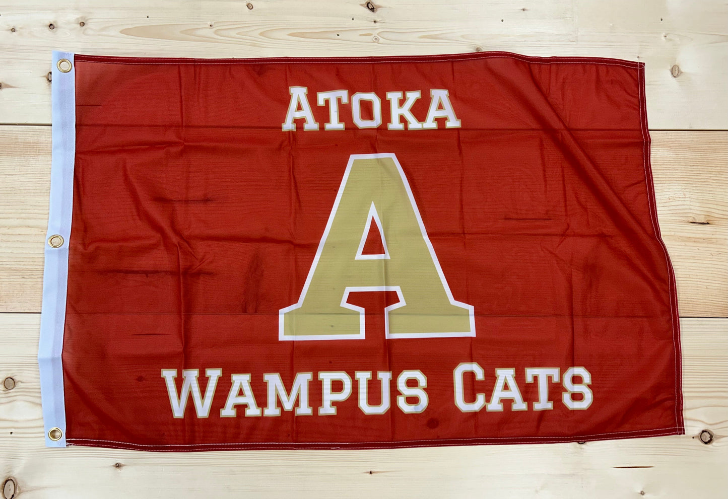 Small Atoka Wampus Cat Flag (manufacturing mistake)