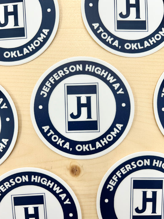Jefferson Highway Icon Sticker
