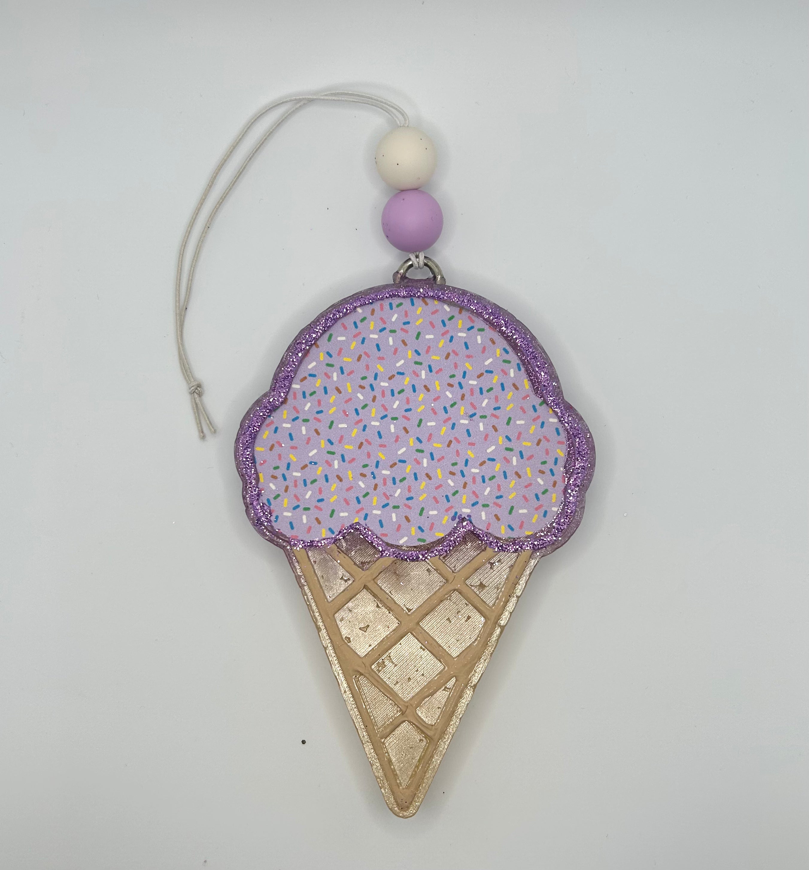 Vanilla Ice Cream Car Freshie
