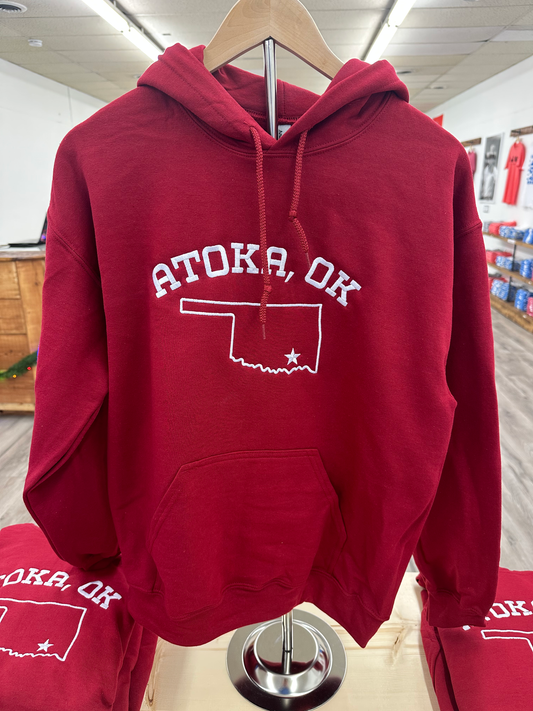 Red Atoka Hoodie