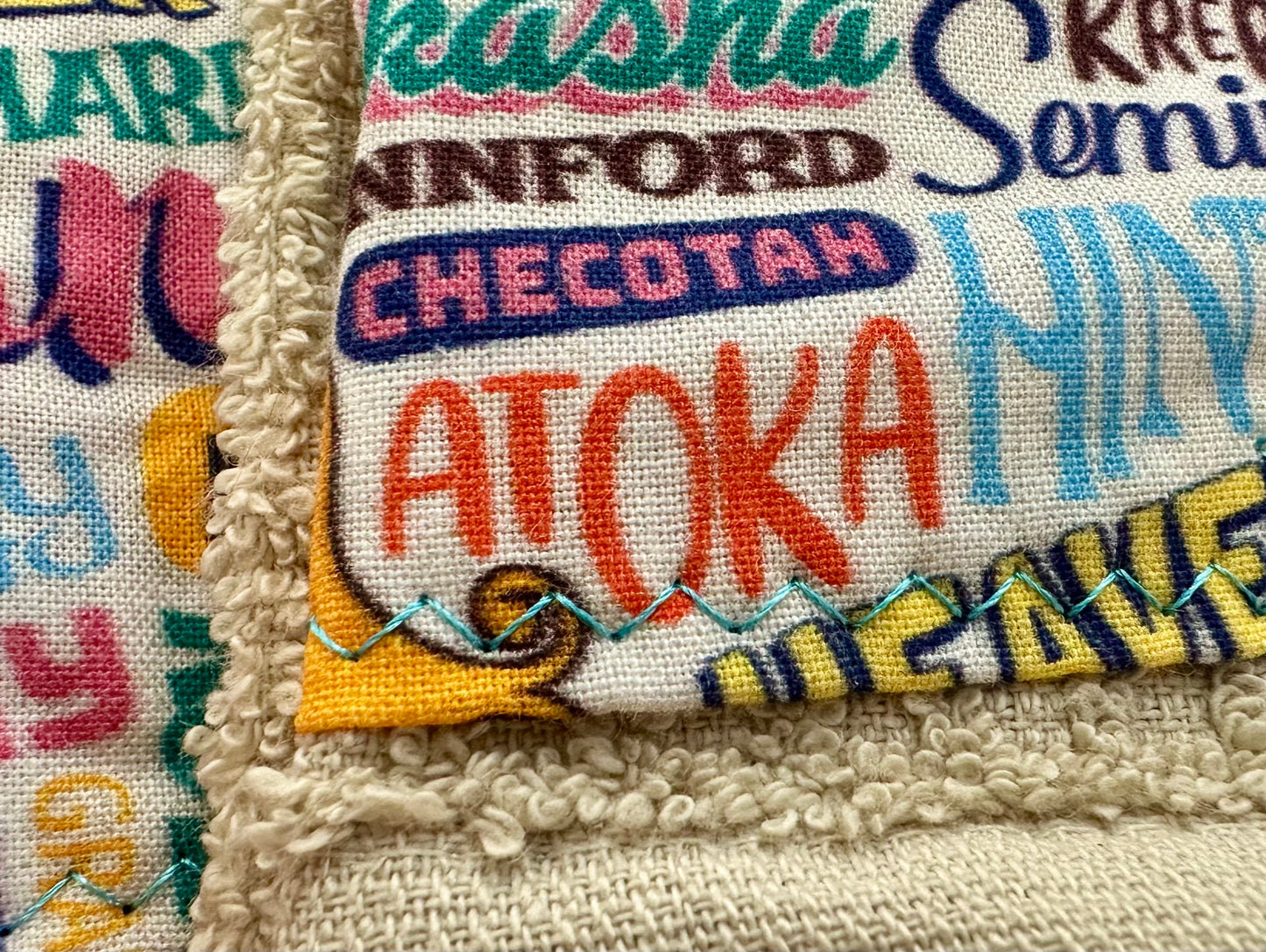 Oklahoma Towns Kitchen Towels