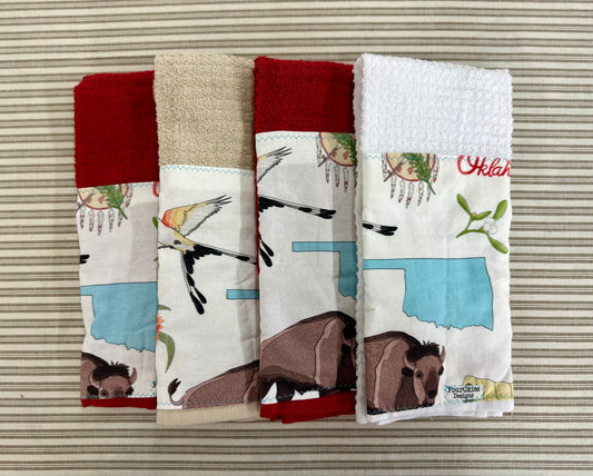 Symbols of Oklahoma Kitchen Towels