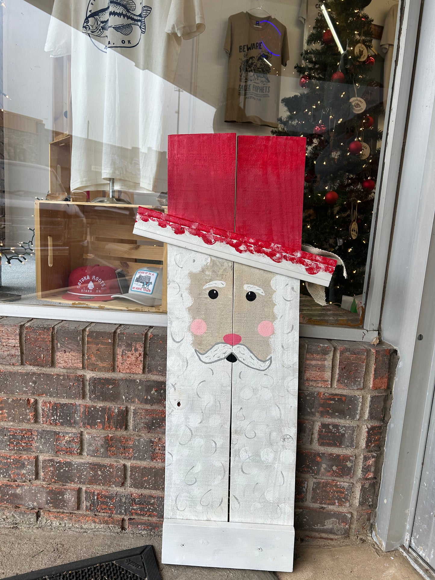 Pumpkin/Santa Holiday sign