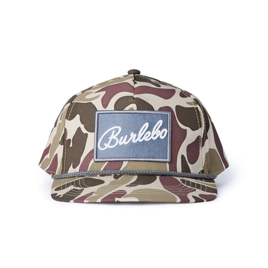 BURLEBO Grey Patch Camo Cap
