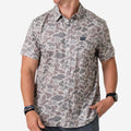 Classic Deer Camo Performance Button Up