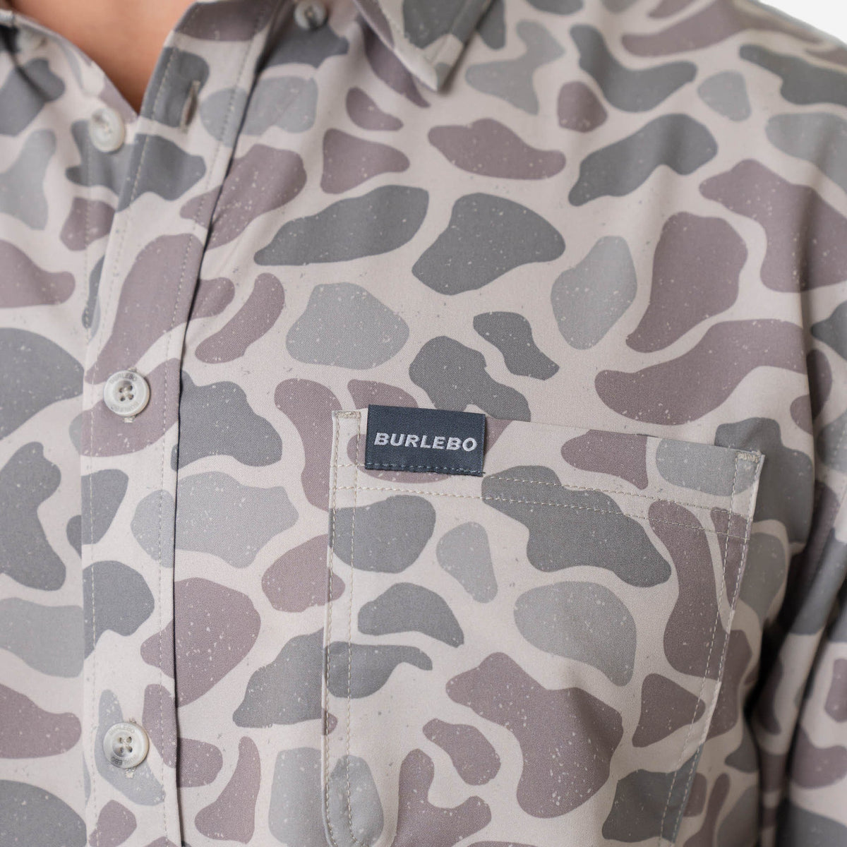 Classic Deer Camo Performance Button Up