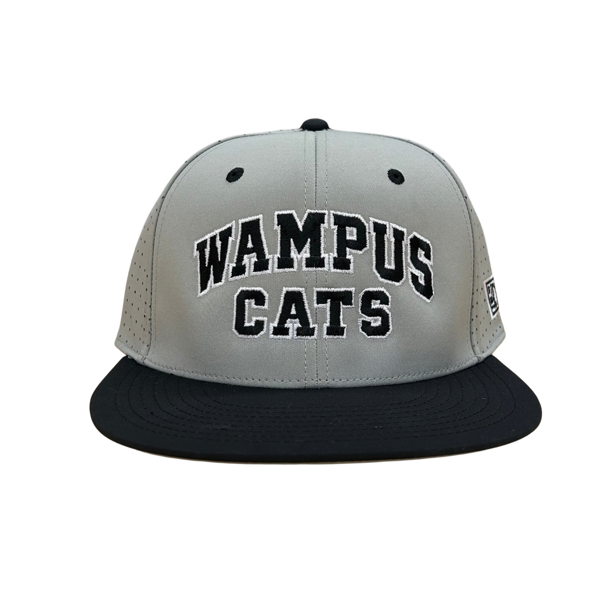 Fitted Grey and Black Wampus Cats Hat